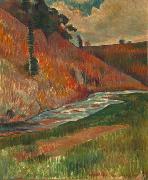 Charles Laval Aven Stream oil on canvas
